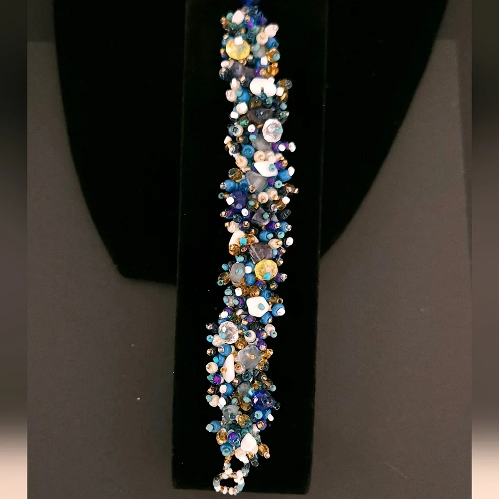 Mexican Bead & Stone Bracelet